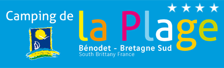 Access map to the 4-star Campsite de la Plage in Bénodet