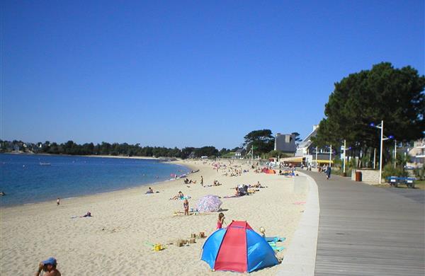 The beach called "le Trez" in Benodet