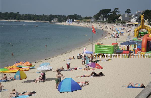 The Trez beach in Benodet 400 m from campsite