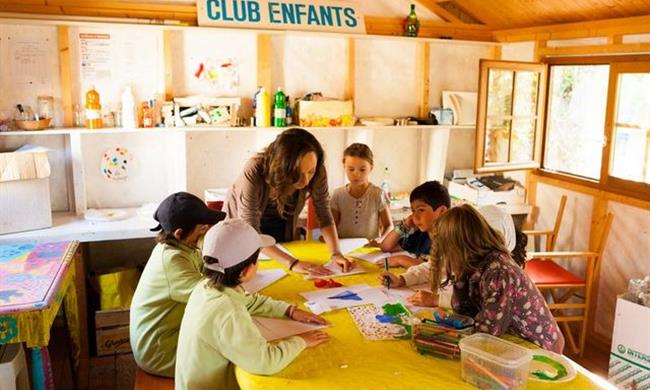 Kids club in July and August