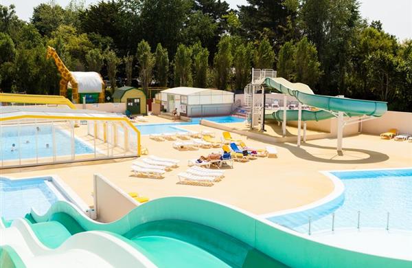 WIFI by the waterpark in Campsite de la Plage in Benodet