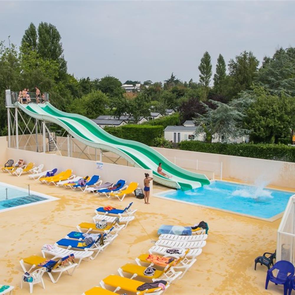waterpark in campsite de la plage in Benodet