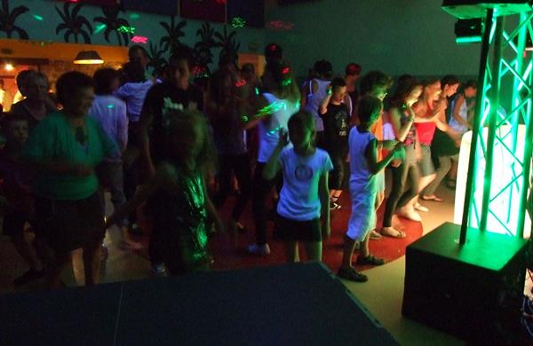 Dancing party in Campsite de la Plage in Benodet