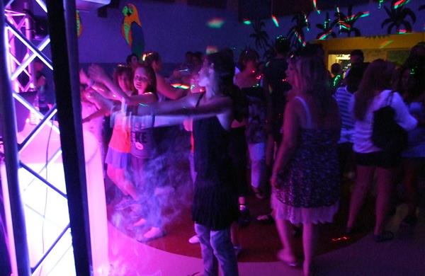 Dancing party in Campsite de la Plage in Benodet