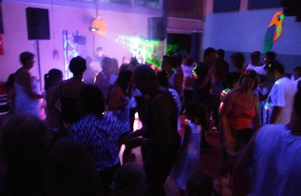 Dancing party in Campsite de la Plage in Benodet