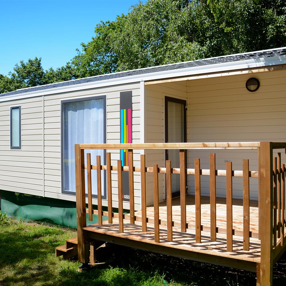 3 bedroom mobile-home with terrace (6 people)