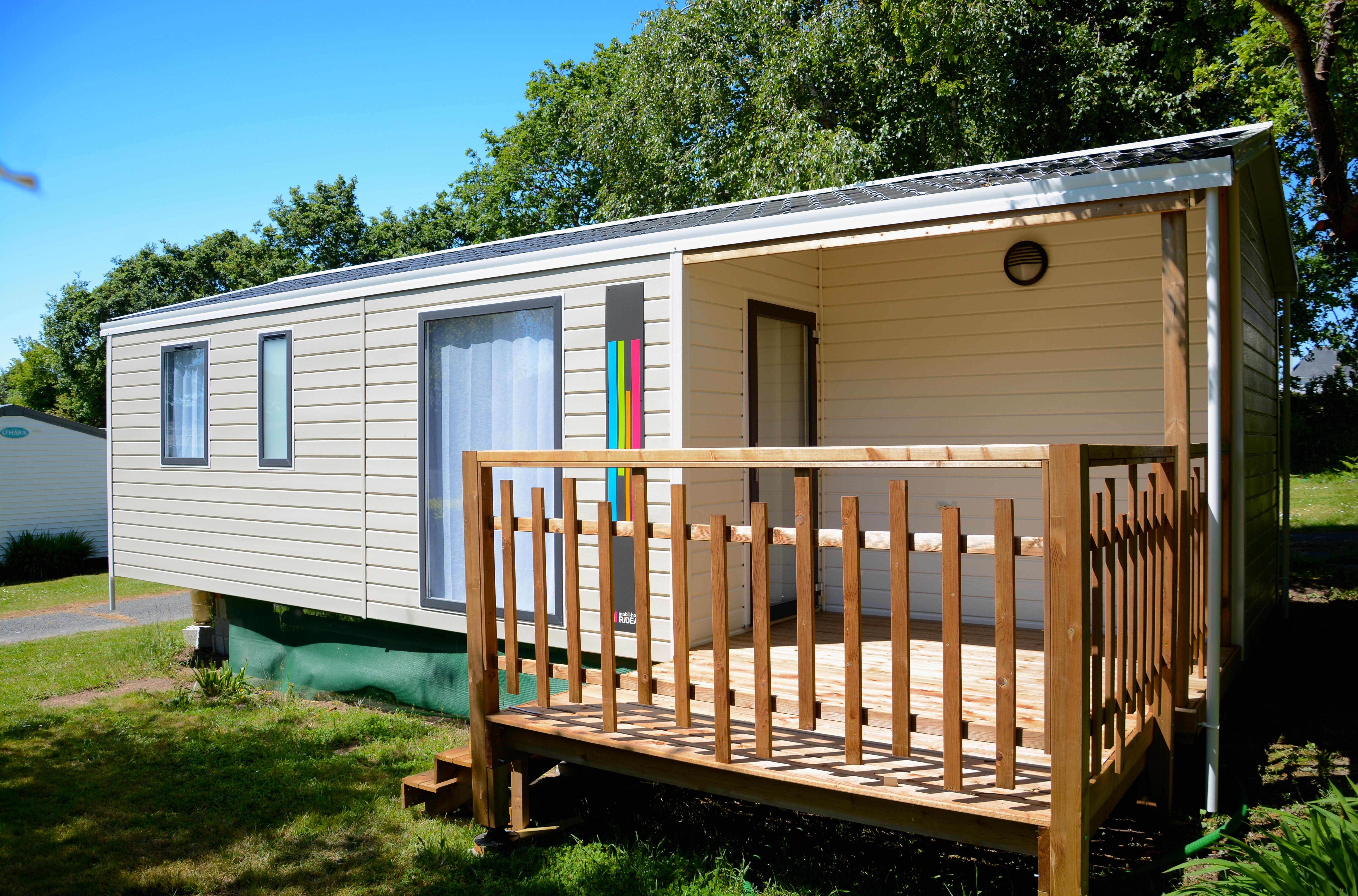 3 bedroom mobile-home with terrace (6 people)