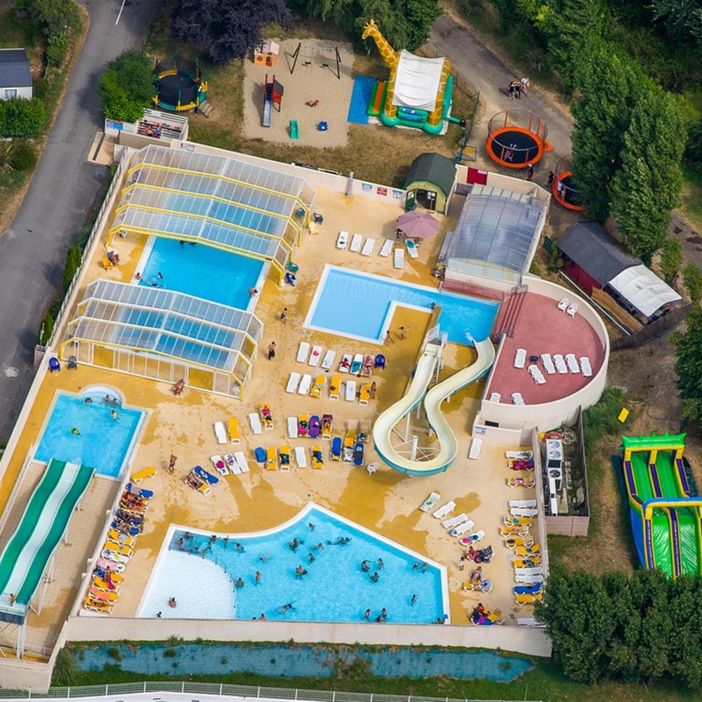 waterpark in campsite de la plage in Benodet