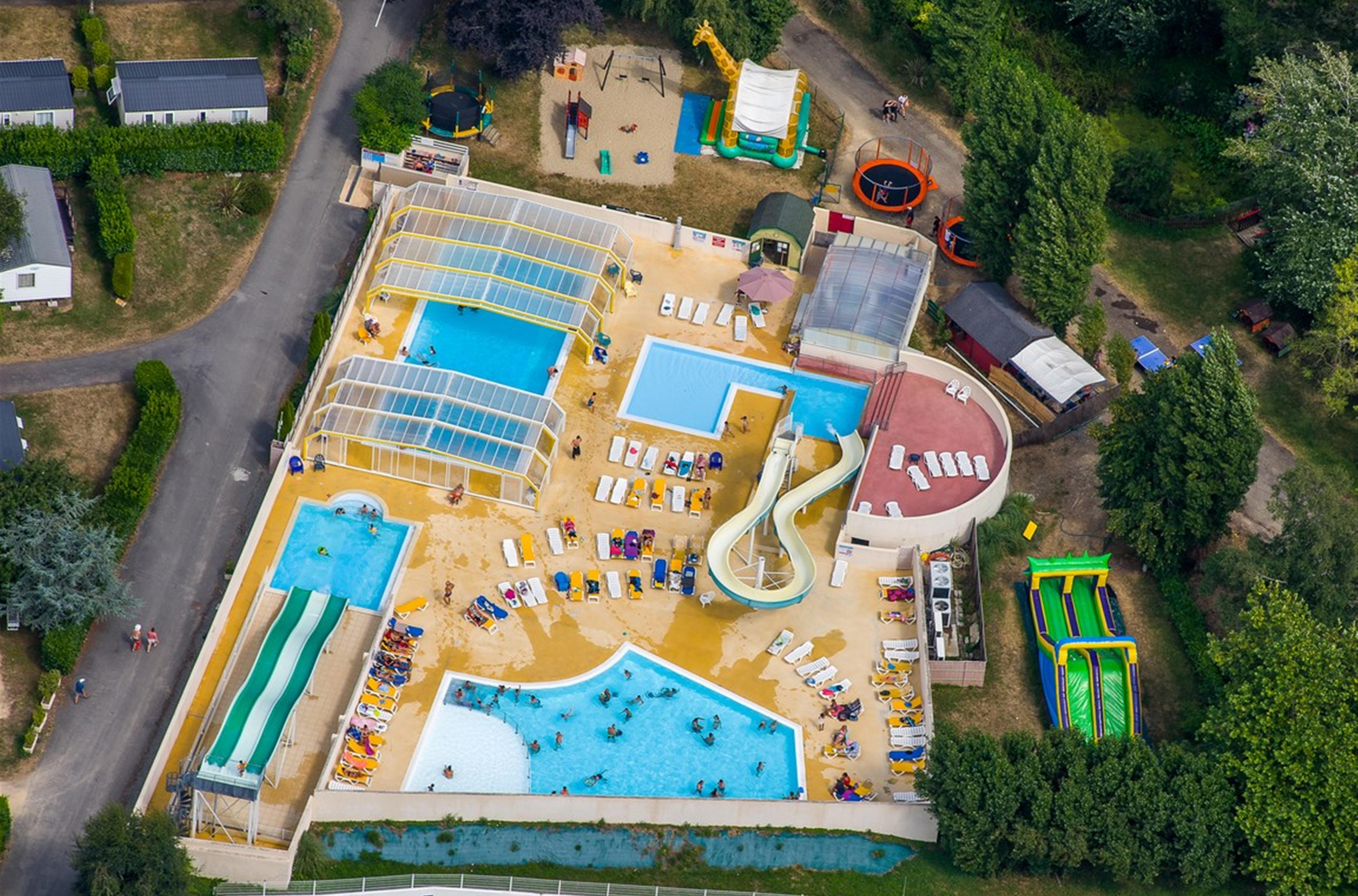 waterpark in campsite de la plage in Benodet