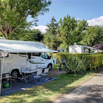 Campsite pitch in Campsite de la plage in Benodet