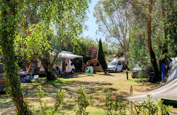 Campsite pitch in Campsite de la plage in Benodet
