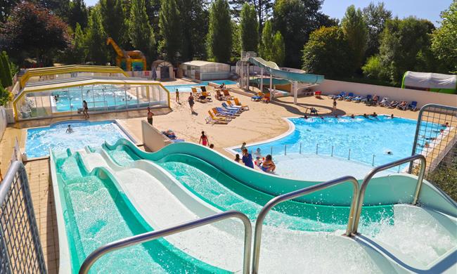 Waterpark in Campsite de la Plage in Benodet