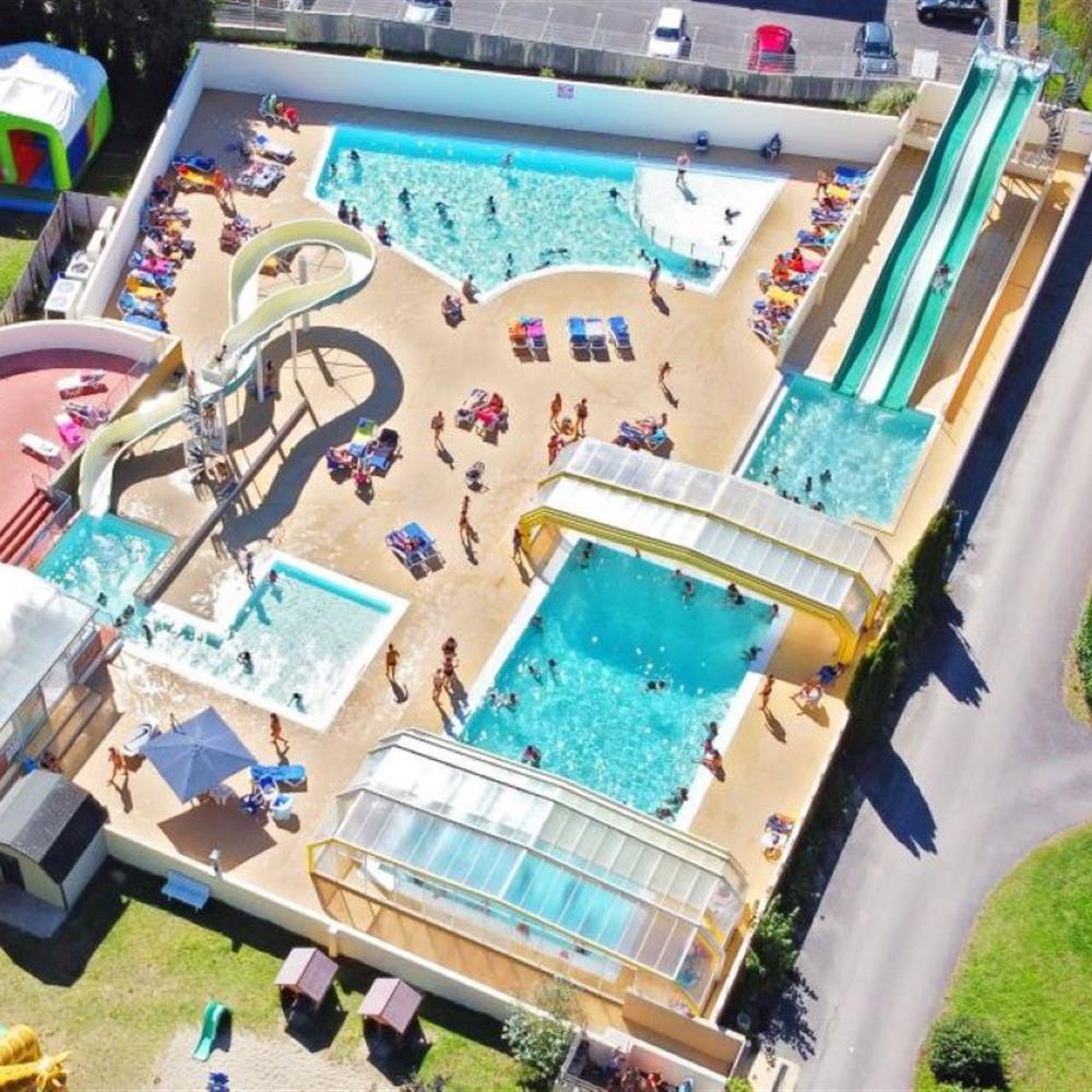 Waterpark in campsite de la plage in Benodet